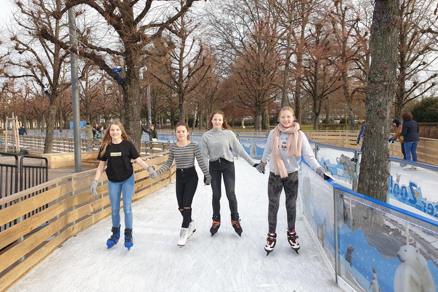 Schlittschuhlaufen der Saphire