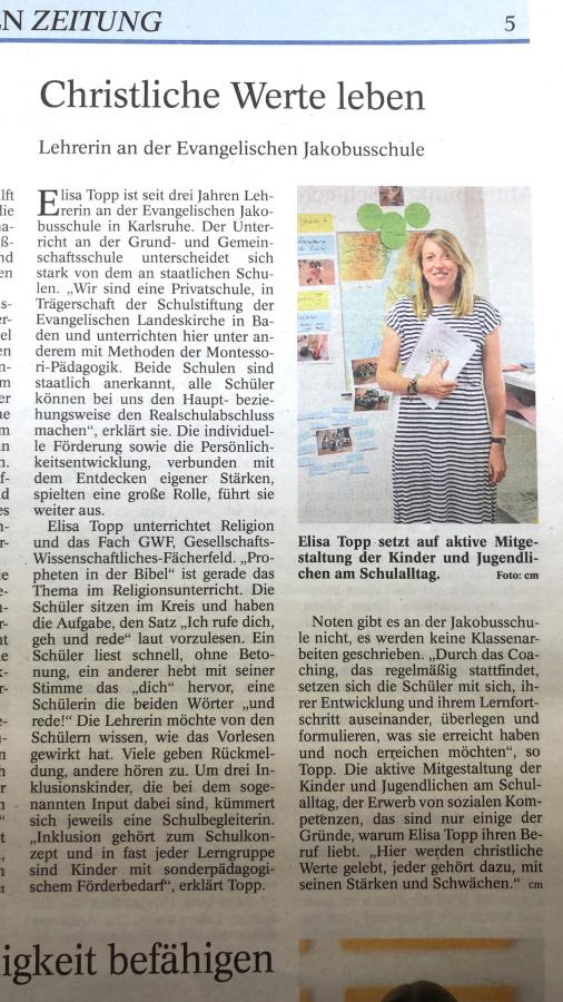 Beilage BNN Kirchenzeitung 30. Ausgabe 26. Juli 2019